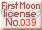 First Moon license No.039